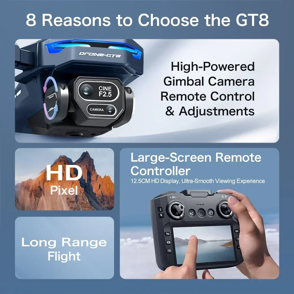 Drone 4K HD GT8 Fotocamera Evi - Drone Multispectral recensione e prezzo