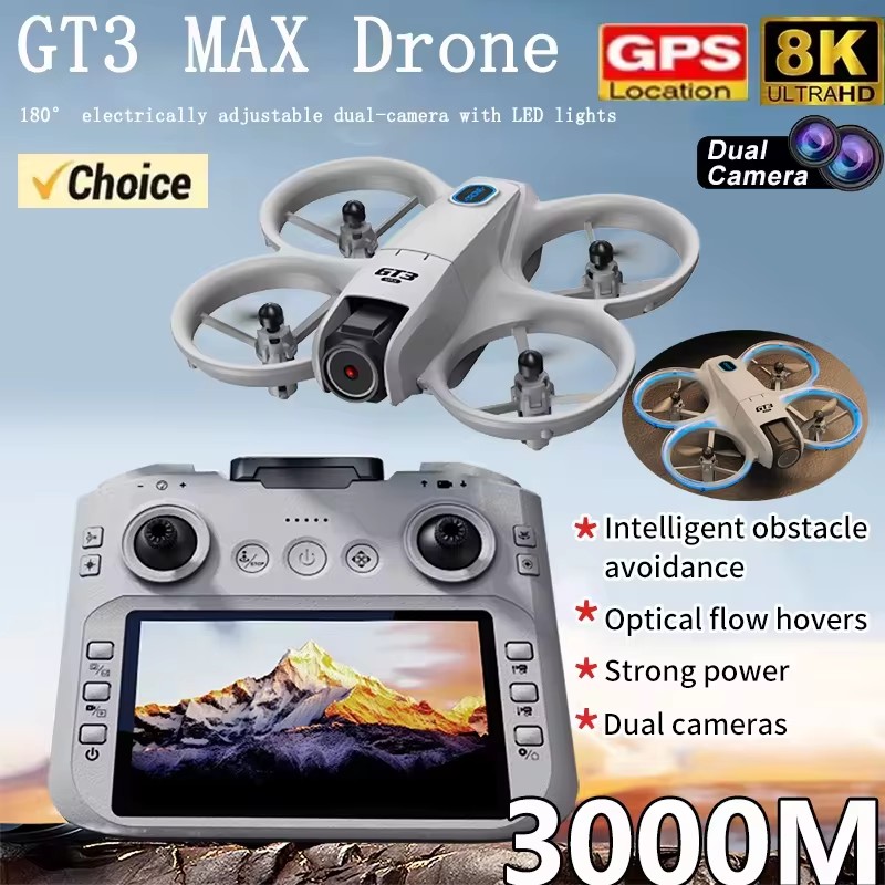 Drone RC 2026 GT3Max HD 8K con - Drone Cinematic recensione e prezzo